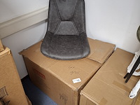 4x eetkamerstoel grijs - afbeelding 4 van  4