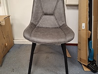 4x eetkamerstoel grijs - afbeelding 2 van  4