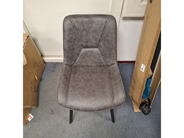 4x eetkamerstoel grijs - afbeelding 3 van  4