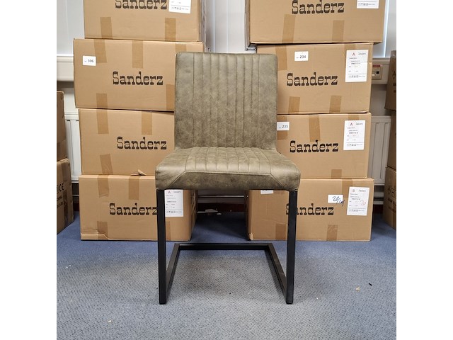 4x eetkamerstoel groen - afbeelding 2 van  6