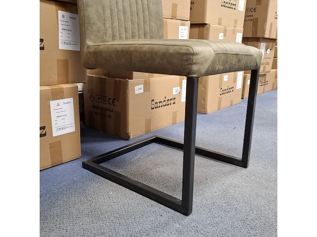 4x eetkamerstoel groen - afbeelding 3 van  6