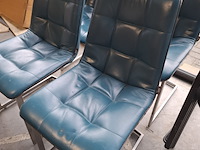 4x eetkamerstoel, h en h, blauw - afbeelding 2 van  5