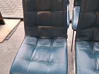 4x eetkamerstoel, h en h, blauw - afbeelding 3 van  5