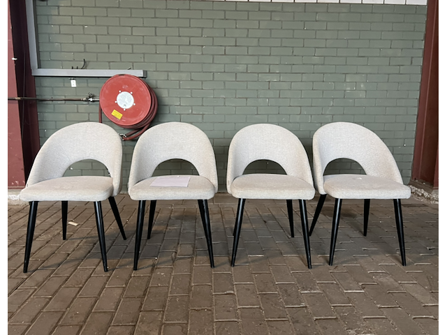 4x eetkamerstoel, kave home, mael - afbeelding 1 van  4