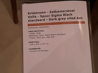 4x eetkamerstoel kristensen, veifa, zwart - afbeelding 3 van  10