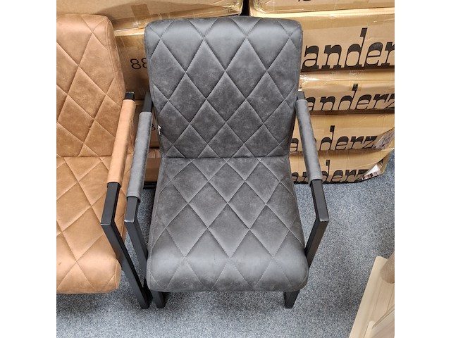 4x eetkamerstoel met armleuning - afbeelding 3 van  9