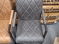 4x eetkamerstoel met armleuning - afbeelding 3 van  9