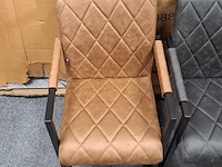 4x eetkamerstoel met armleuning - afbeelding 4 van  9