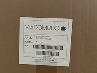 4x eetkamerstoel miadomodo, mintgroen, roze - afbeelding 2 van  3