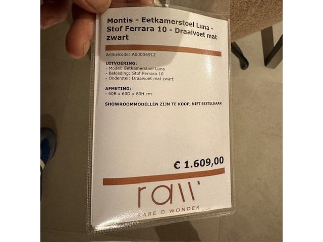 4x eetkamerstoel montis, luna, draaibaar - afbeelding 2 van  7