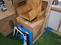 4x eetkamerstoel okergeel - afbeelding 4 van  4