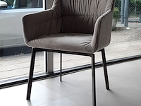 4x eetkamerstoel qliv, cambria xl, duo stoffering