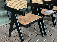 4x eetkamerstoel rattan/hout , woood, gunn, zwart / bruin - afbeelding 2 van  7
