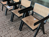 4x eetkamerstoel rattan/hout , woood, gunn, zwart / bruin - afbeelding 6 van  7