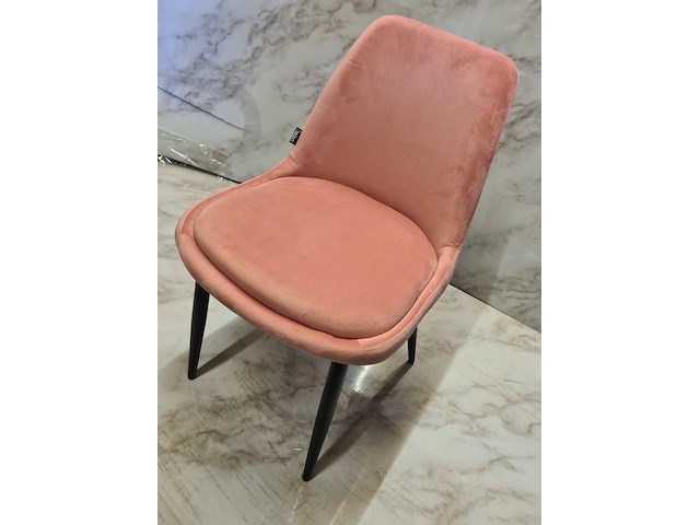 4x eetkamerstoel velvet, pink, 2026 - afbeelding 1 van  2