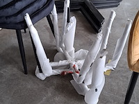 4x eetkamerstoel, velvet, zwart, 2026 - afbeelding 5 van  6