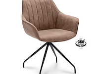 4x eetkamerstoel, white label living , brody - afbeelding 1 van  4