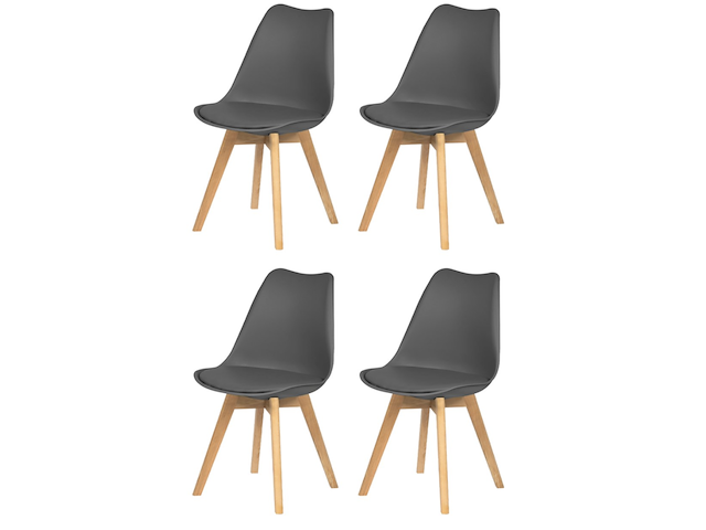 4x eetkamerstoel - afbeelding 1 van  5