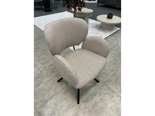 4x eetkamerstoelen bella, geweven, beige - afbeelding 5 van  7