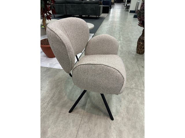4x eetkamerstoelen bella, geweven, beige - afbeelding 6 van  7