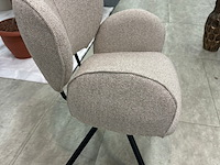 4x eetkamerstoelen bella, geweven, beige - afbeelding 6 van  7