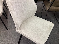 4x eetkamerstoelen janis, geweven, beige - afbeelding 4 van  5