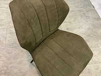 4x eetkamerstoelen jonas, microvezel, groen - afbeelding 7 van  8