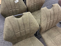 4x eetkamerstoelen pieter, microvezel, groen - afbeelding 3 van  6