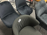 4x eetkamerstoelen, zwart - afbeelding 2 van  8