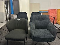 4x eetkamerstoelen, zwart - afbeelding 3 van  8