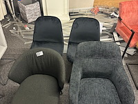 4x eetkamerstoelen, zwart - afbeelding 4 van  8