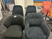 4x eetkamerstoelen, zwart - afbeelding 5 van  8
