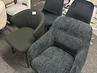 4x eetkamerstoelen, zwart - afbeelding 8 van  8