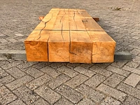 4x eiken balken fijnbezaagd, 200x200mm, lengte 250cm - afbeelding 3 van  3