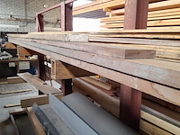 4x eiken en hardhouten balken divers, lengte 360-560 cm - afbeelding 4 van  4