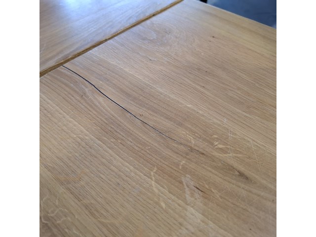 4x eiken horeca/ kantine tafels - afbeelding 9 van  10