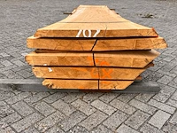 4x eiken stam gezaagd, 80x770mm, lengte 235cm - afbeelding 3 van  3