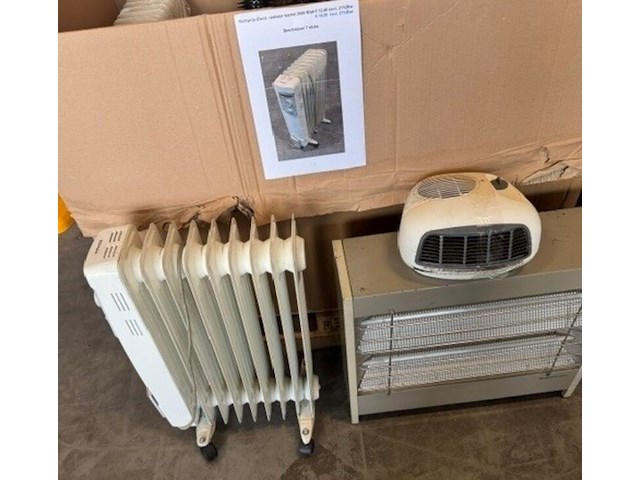 4x electrische radiator kachel, dimplex, wit, 2019 - afbeelding 1 van  1