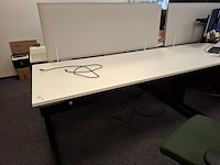4x elektrisch in hoogte verstelbaar bureau - afbeelding 3 van  8