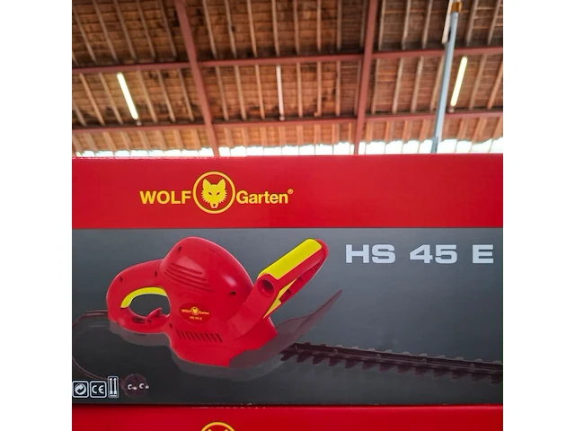 4x elektrische heggenschaar wolf garten, hs45e - afbeelding 2 van  3