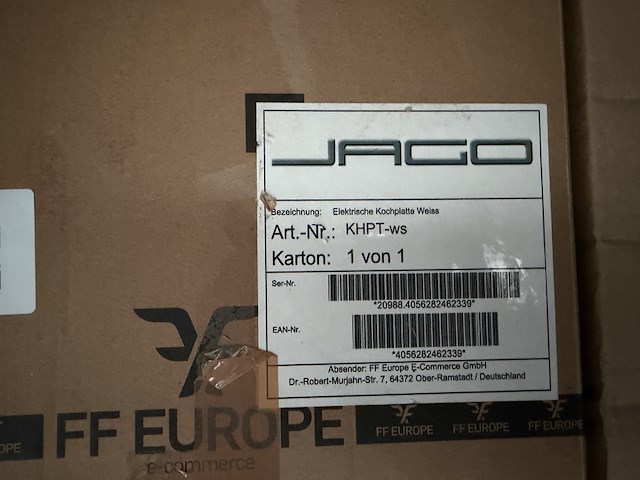 4x elektrische kookplaat jago - afbeelding 4 van  6