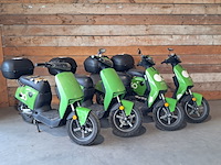4x elektrische scooter, super soco, cux