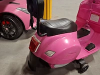 4x elektrische speelauto's voor kinderen, mercedes, roze - afbeelding 4 van  26