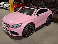 4x elektrische speelauto's voor kinderen, mercedes, roze - afbeelding 5 van  26