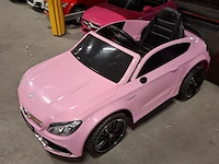 4x elektrische speelauto's voor kinderen, mercedes, roze - afbeelding 6 van  26
