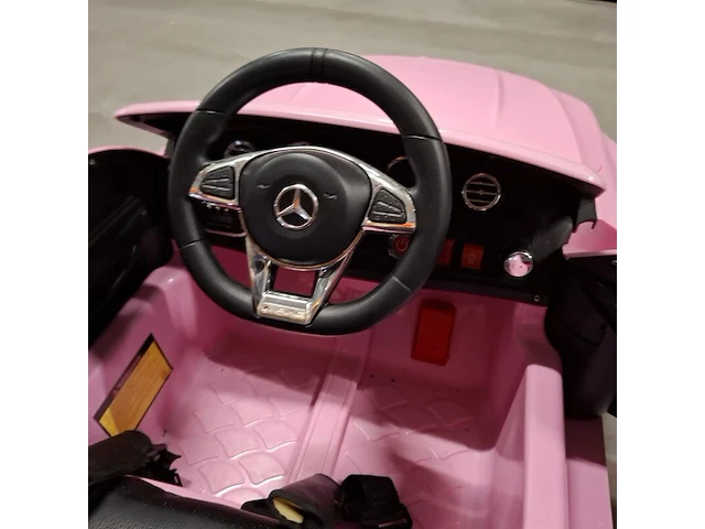 4x elektrische speelauto's voor kinderen, mercedes, roze - afbeelding 9 van  26