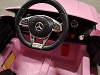4x elektrische speelauto's voor kinderen, mercedes, roze - afbeelding 9 van  26