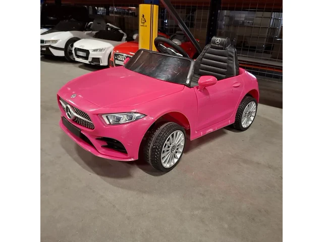 4x elektrische speelauto's voor kinderen, mercedes, roze - afbeelding 13 van  26
