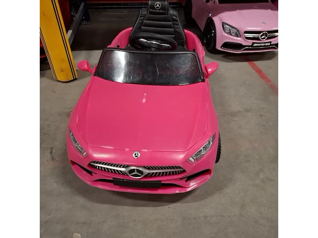4x elektrische speelauto's voor kinderen, mercedes, roze - afbeelding 15 van  26