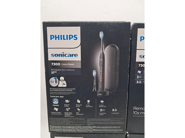 4x elektrische tandenborstel, philips, sonicare 7300 expertclean - afbeelding 3 van  3